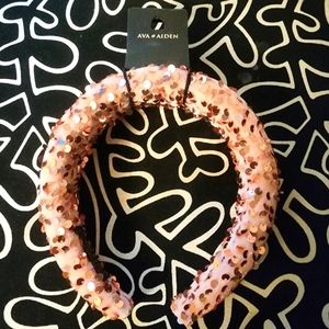 Rose Gold Sequin Head Band